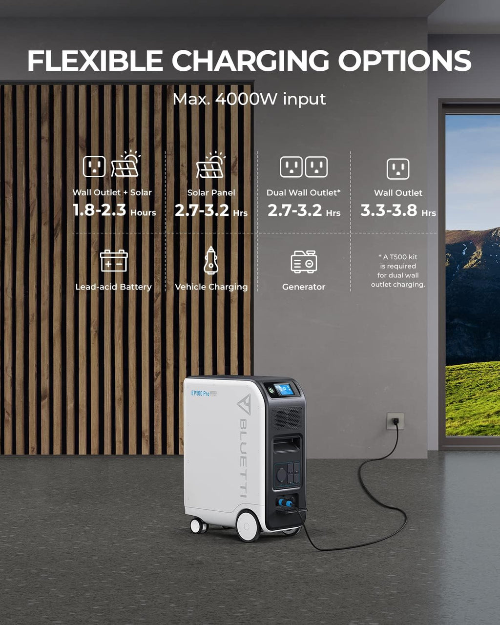 BLUETTI EP500 PRO SOLAR POWER STATION